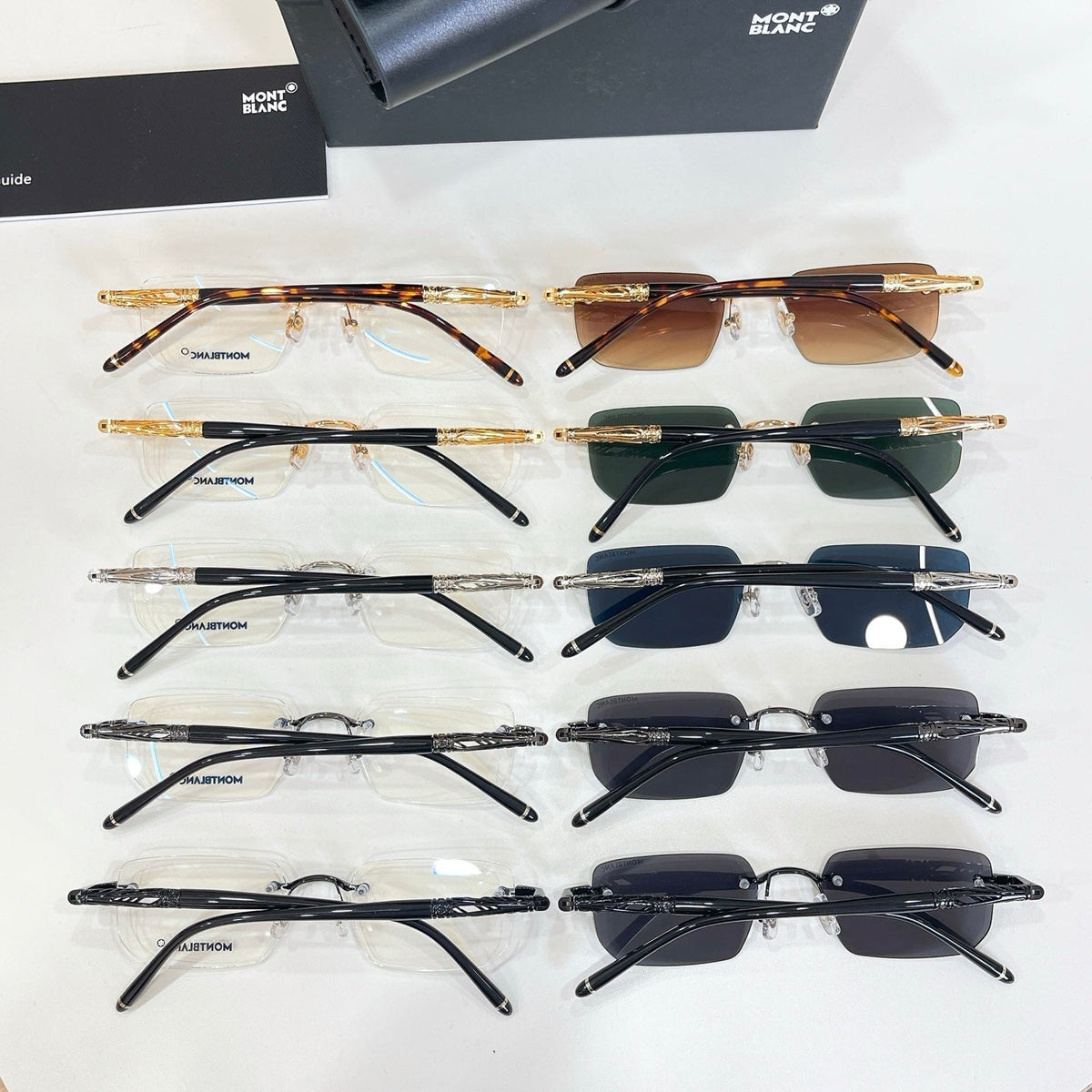 Montblanc MB0348S Sunglasses product image 11, provided for visual reference and product detail review