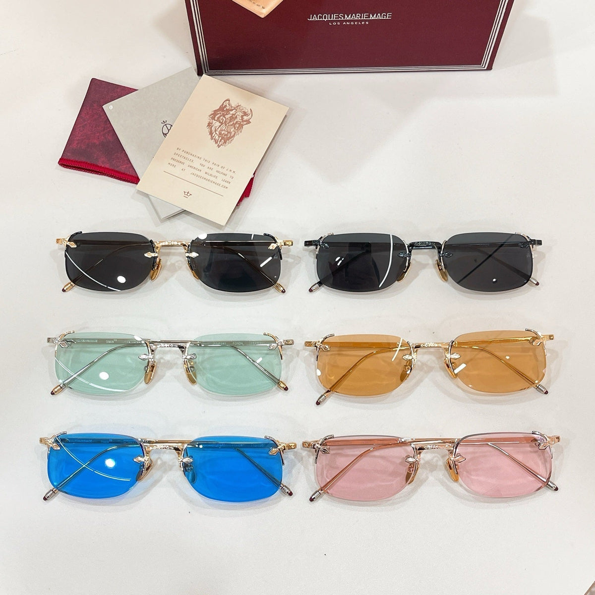 Jacques Marie Mage Fonda Sunglasses product image 9, provided for visual reference and product detail review