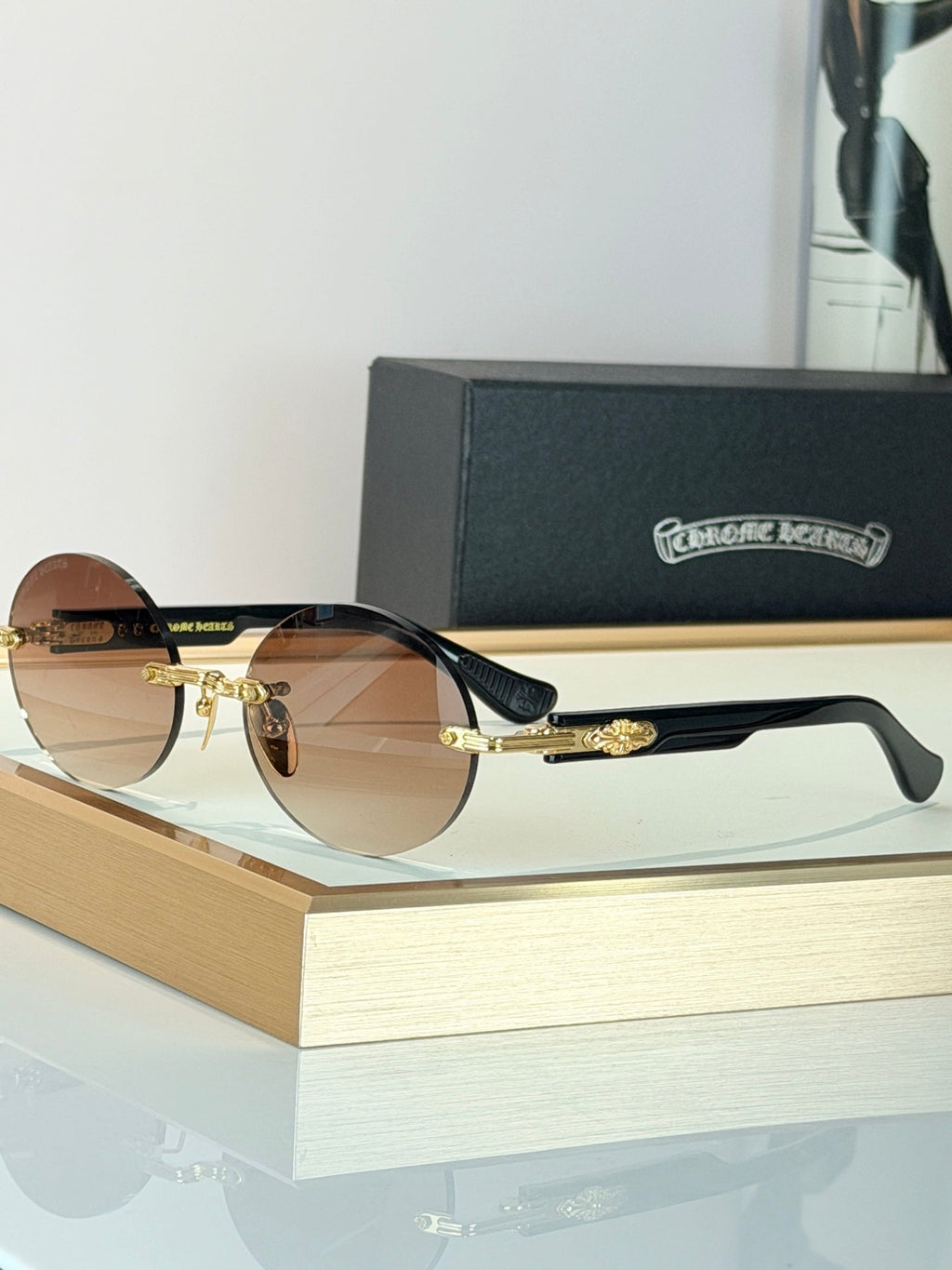 Chrome Hearts Deep III Sunglasses product image 2, provided for visual reference and product detail review
