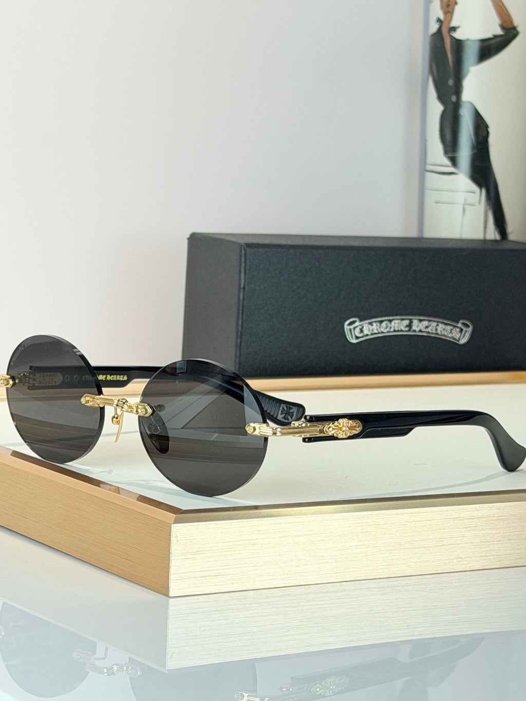 Chrome Hearts Deep III Sunglasses product image 4, provided for visual reference and product detail review