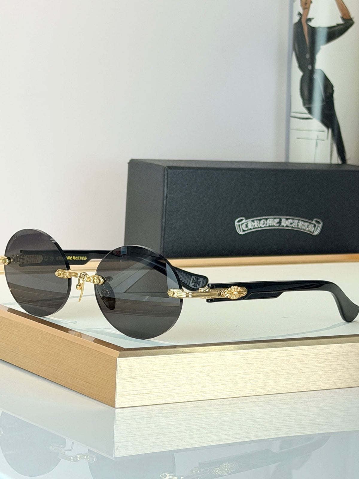 Chrome Hearts Deep III Sunglasses product image 4, provided for visual reference and product detail review