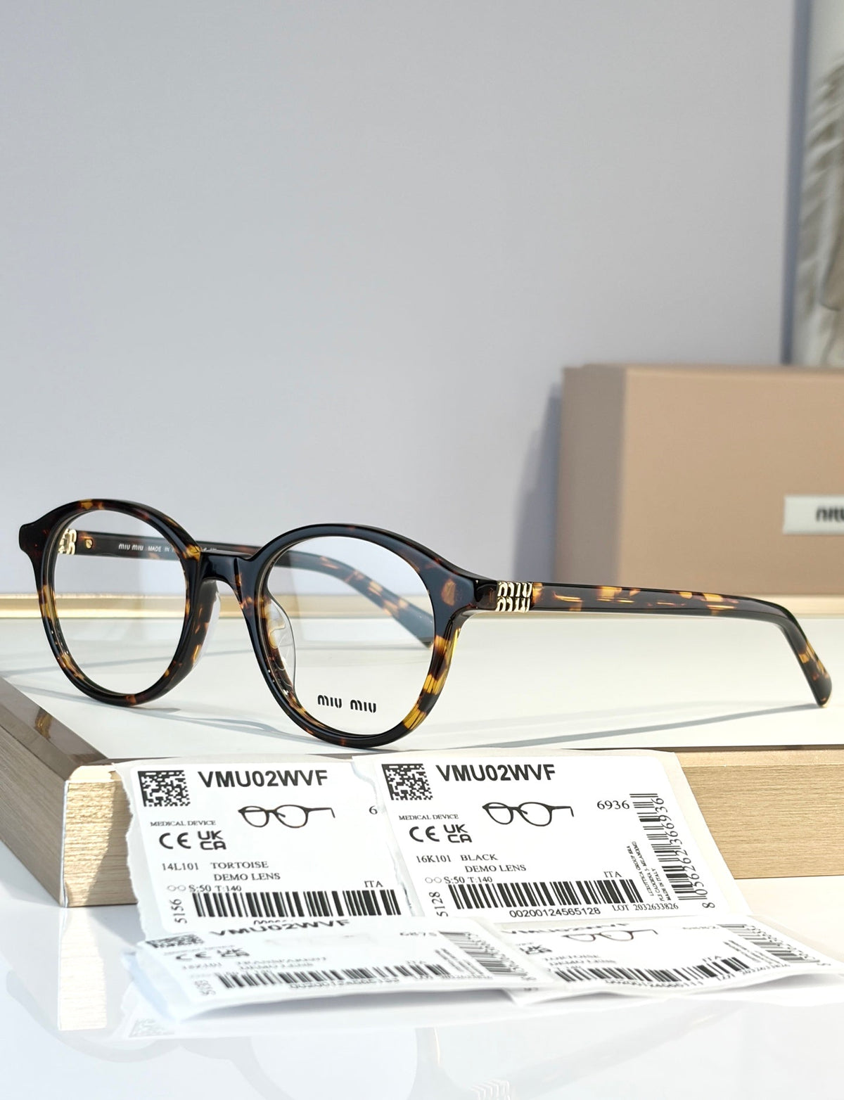 Miu Miu VMU 02WVF Sunglasses product image 3, provided for visual reference and product detail review