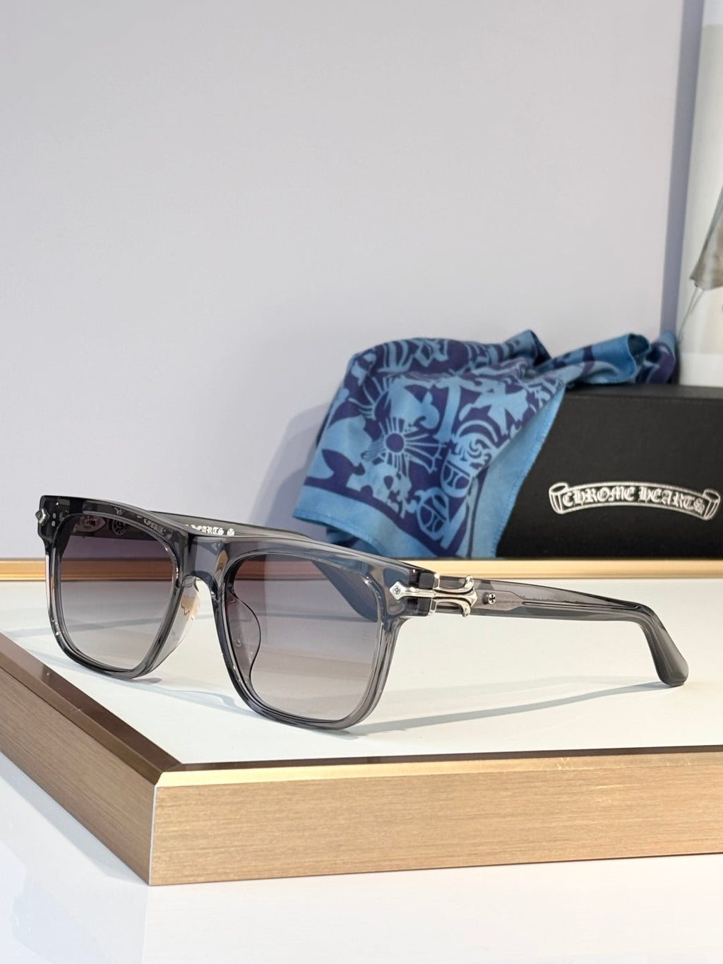 Chrome Hearts Slid'N Sunglasses product image 1, provided for visual reference and product detail review