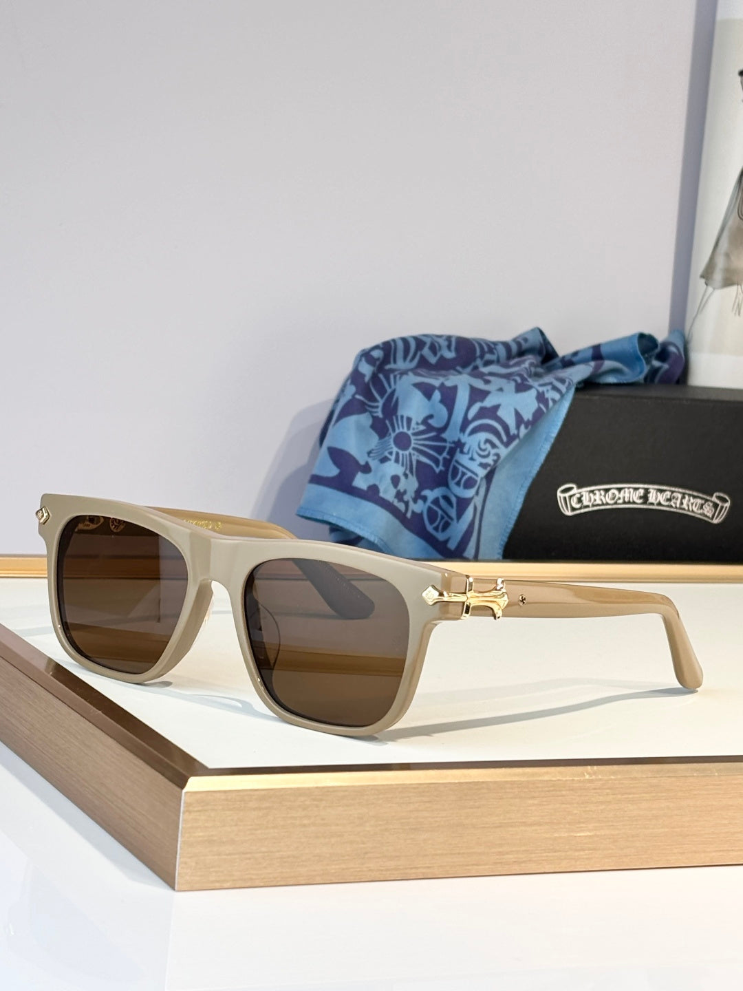 Chrome Hearts Slid'N Sunglasses product image 2, provided for visual reference and product detail review