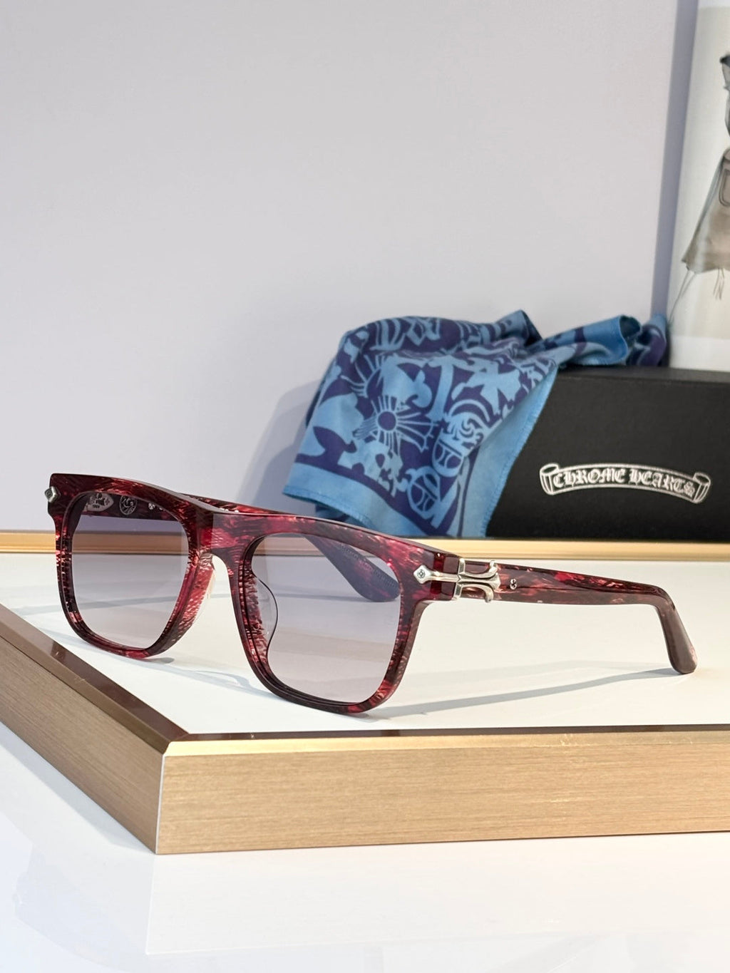 Chrome Hearts Slid'N Sunglasses product image 3, provided for visual reference and product detail review