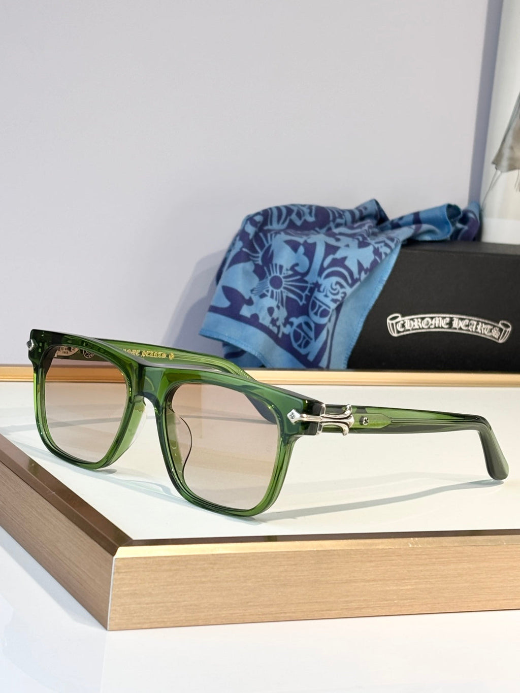 Chrome Hearts Slid'N Sunglasses product image 7, provided for visual reference and product detail review