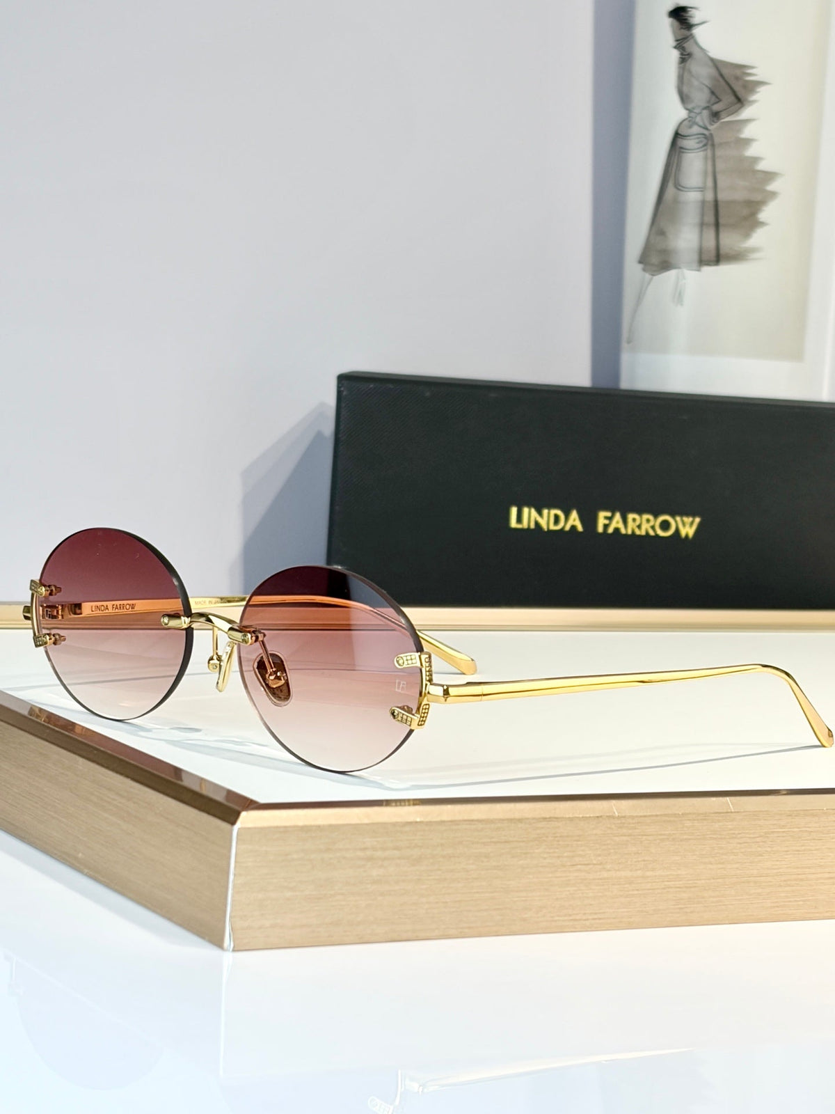 Linda Farrow LFL1130 Sunglasses product image 7, provided for visual reference and product detail review