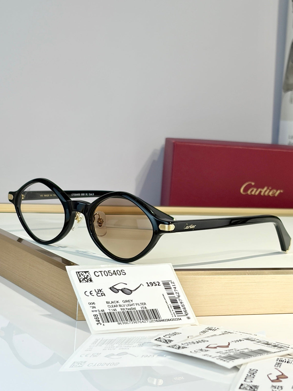 Cartier CT0540S Sunglasses product image 1, provided for visual reference and product detail review