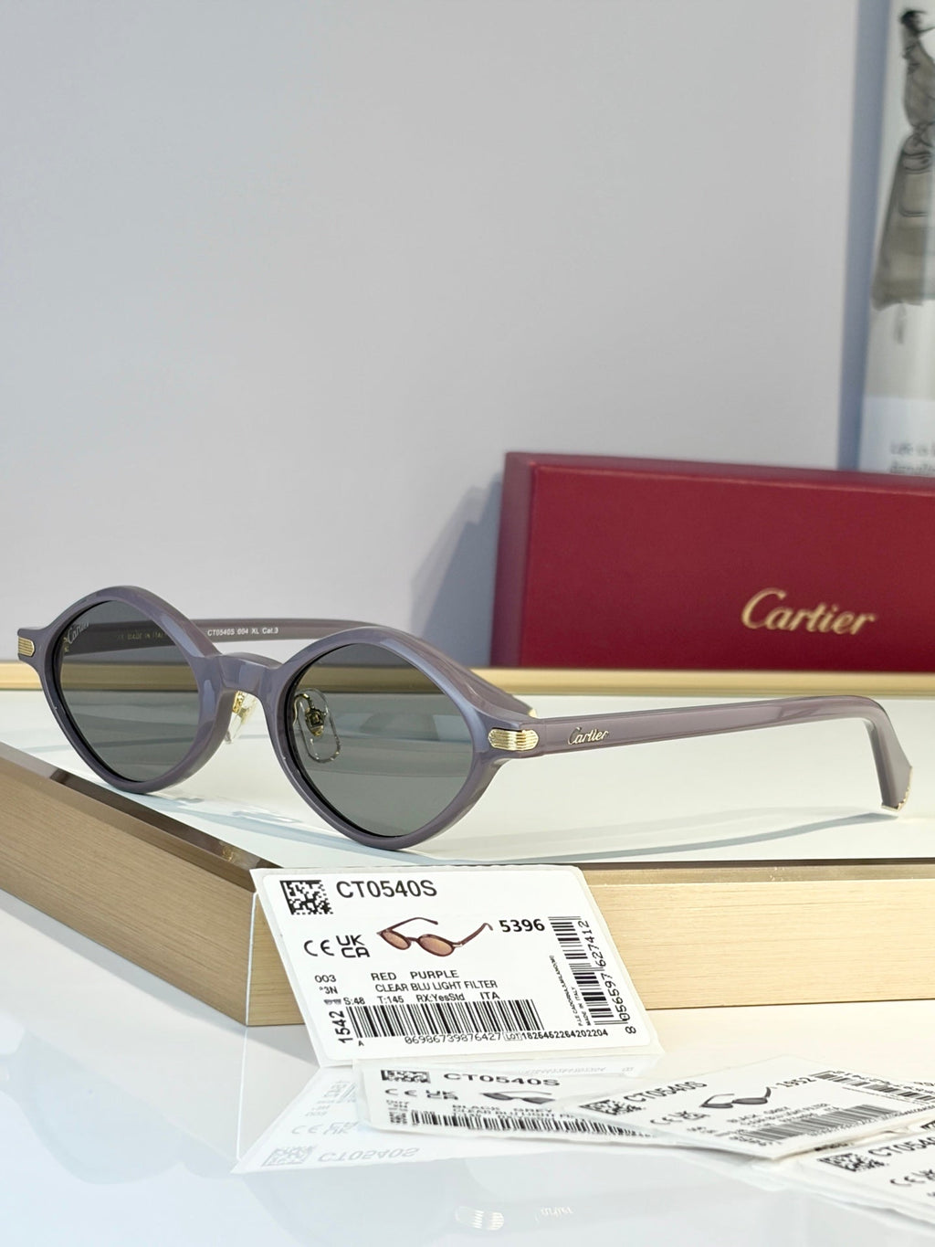 Cartier CT0540S Sunglasses product image 4, provided for visual reference and product detail review