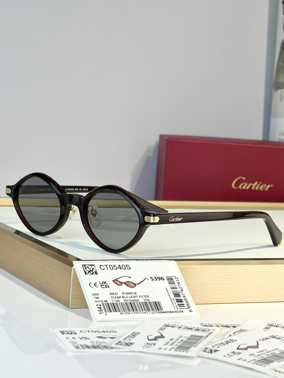 Cartier CT0540S Sunglasses product image 5, provided for visual reference and product detail review