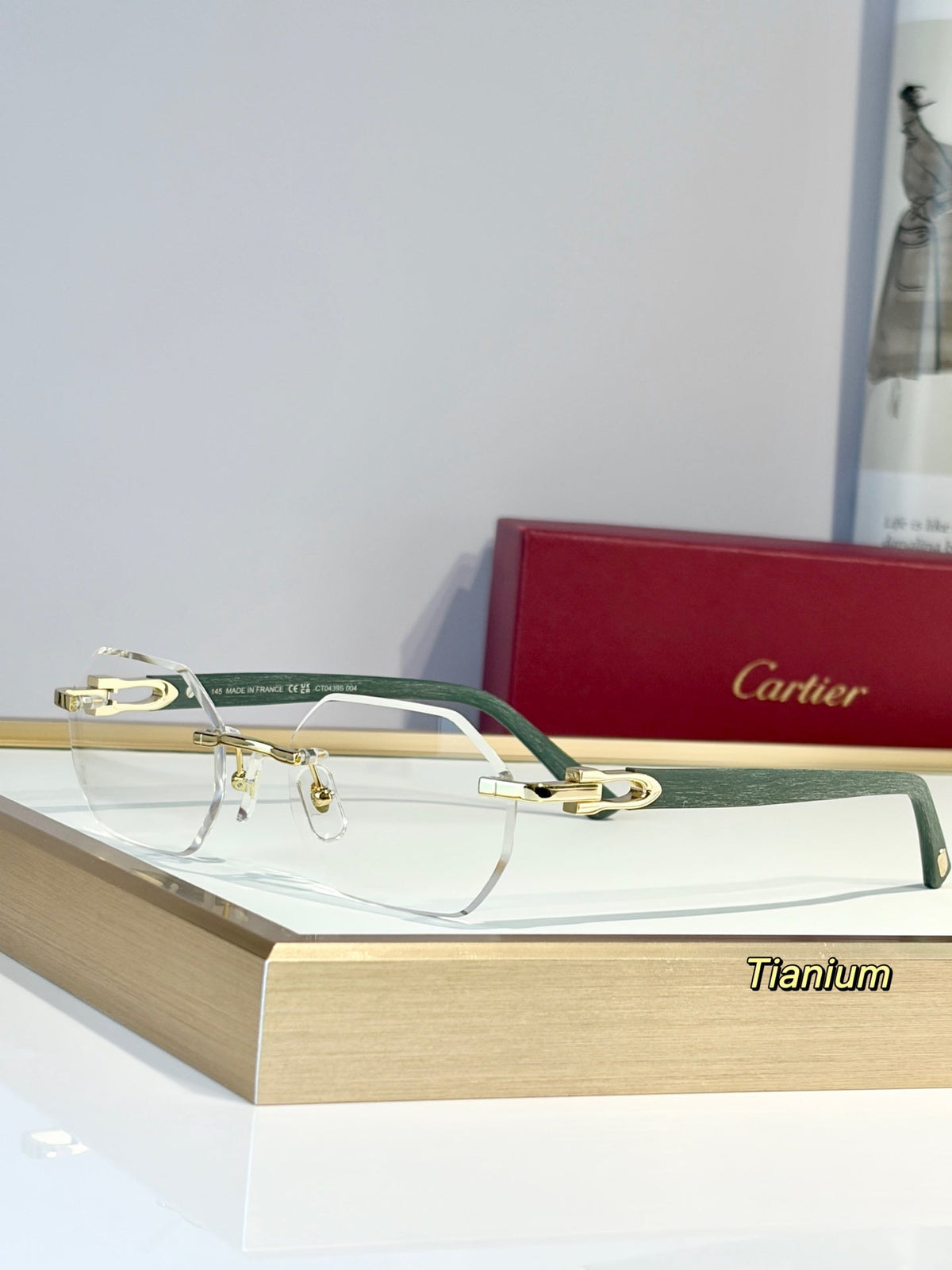 Cartier CT0439S Sunglasses product image 3, provided for visual reference and product detail review
