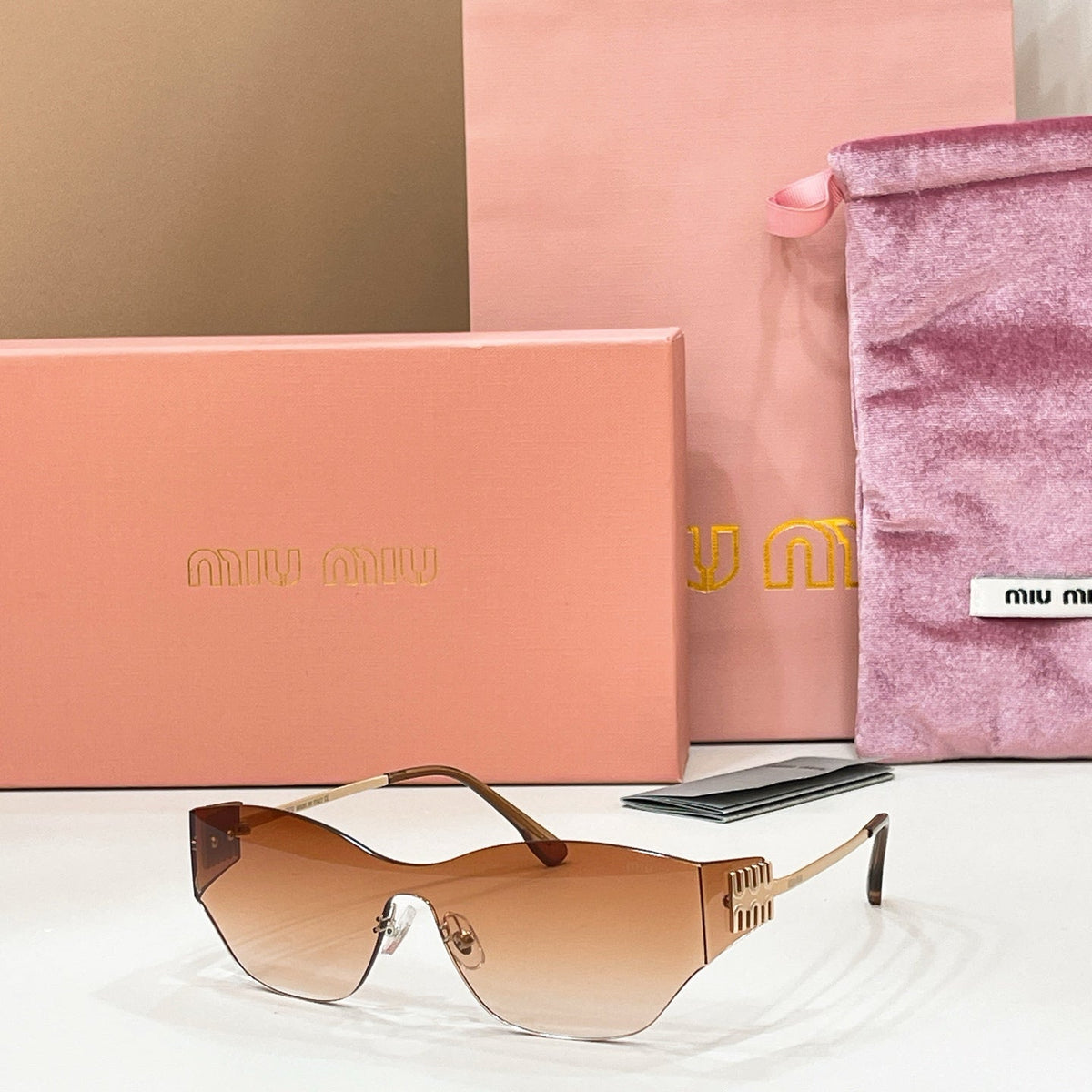 Miu Miu SMU A64 Sunglasses product image 2, provided for visual reference and product detail review
