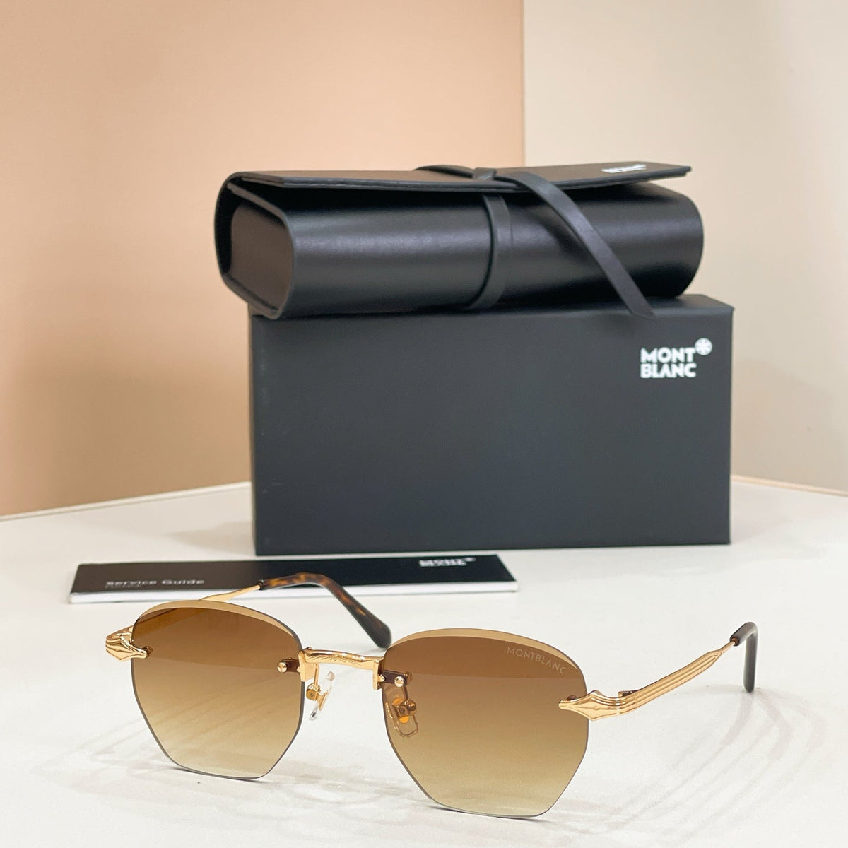 Montblanc MB0365S Sunglasses product image 6, provided for visual reference and product detail review