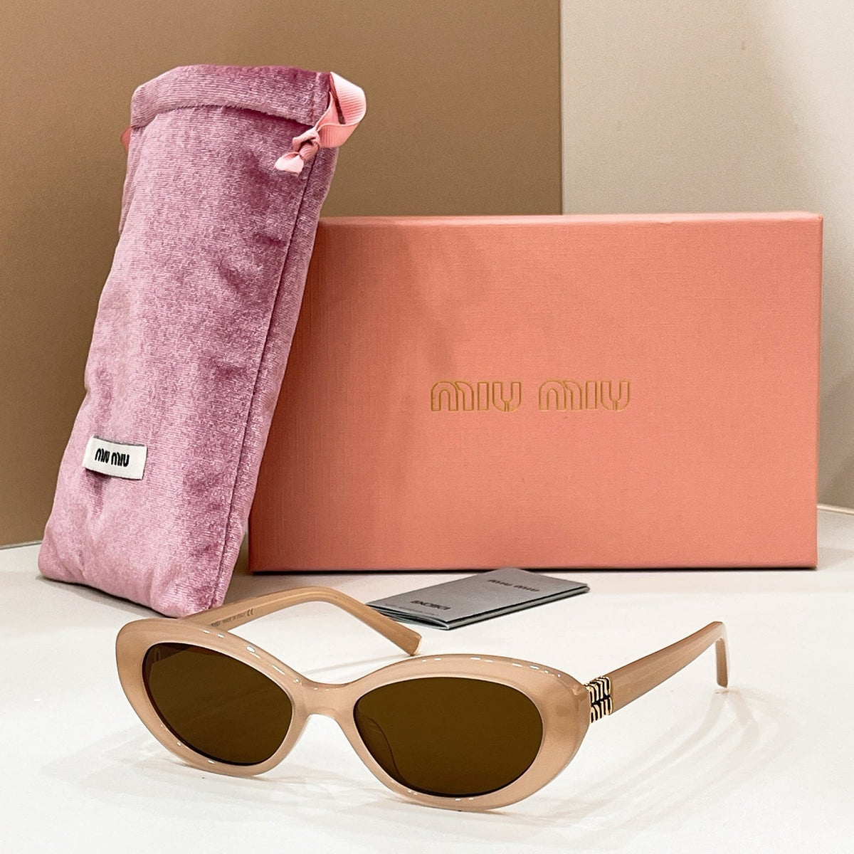 Miu Miu VMU 85S Sunglasses product image 1, provided for visual reference and product detail review