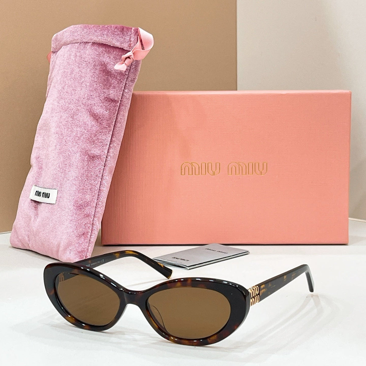 Miu Miu VMU 85S Sunglasses product image 4, provided for visual reference and product detail review
