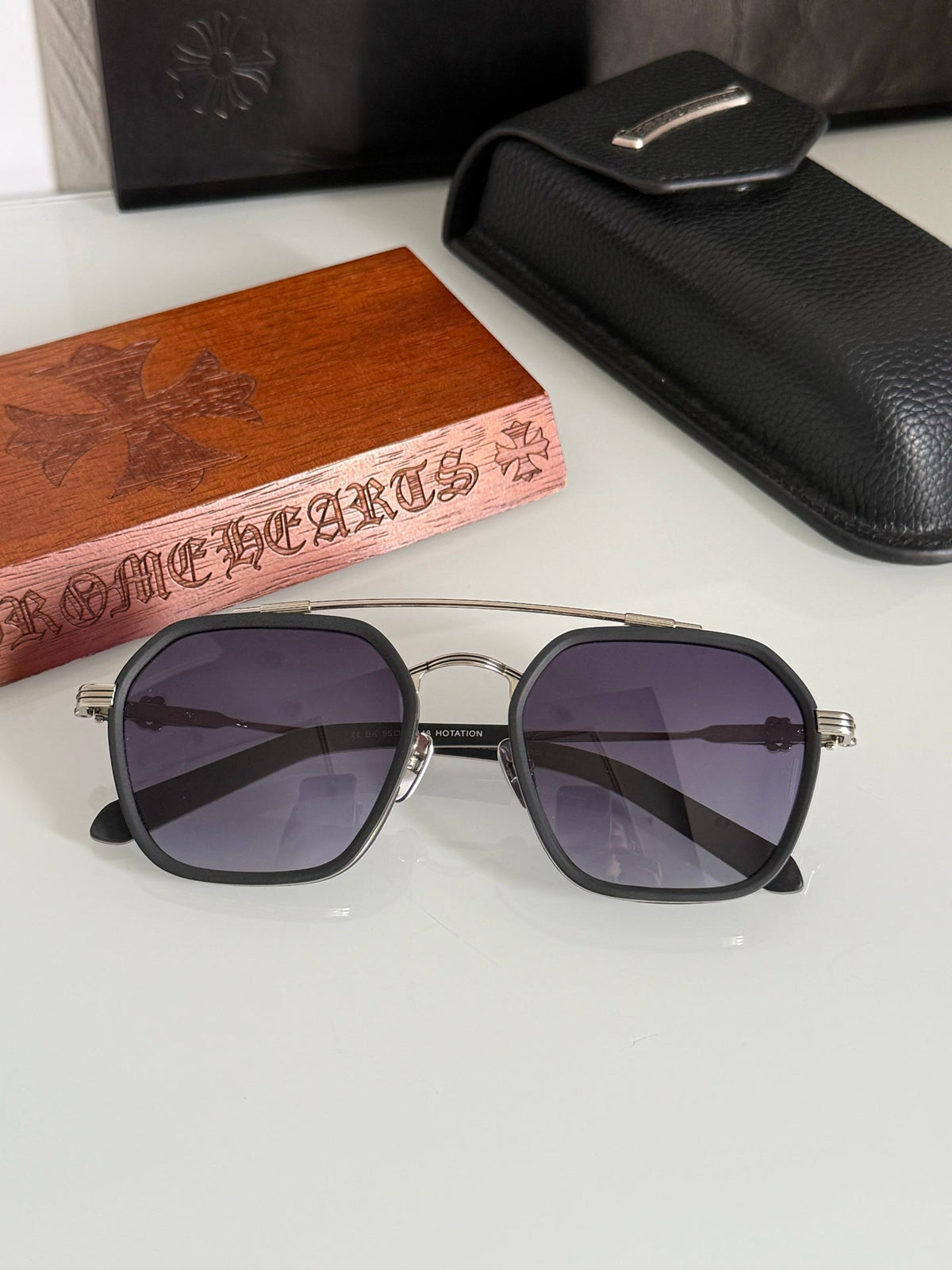 Chrome Hearts Hotation Sunglasses product image 1, provided for visual reference and product detail review