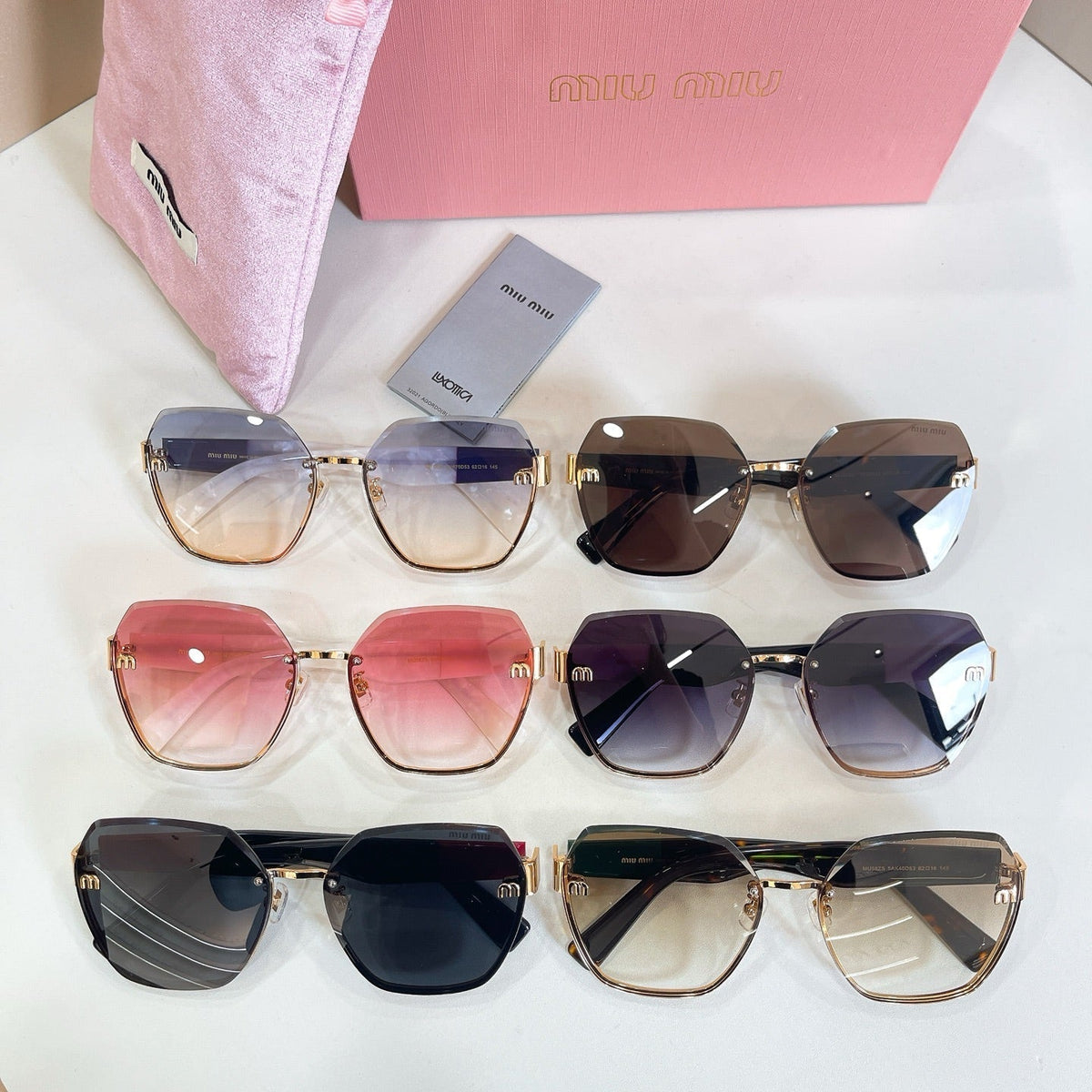 Miu Miu MU 58ZS Sunglasses product image 8, provided for visual reference and product detail review