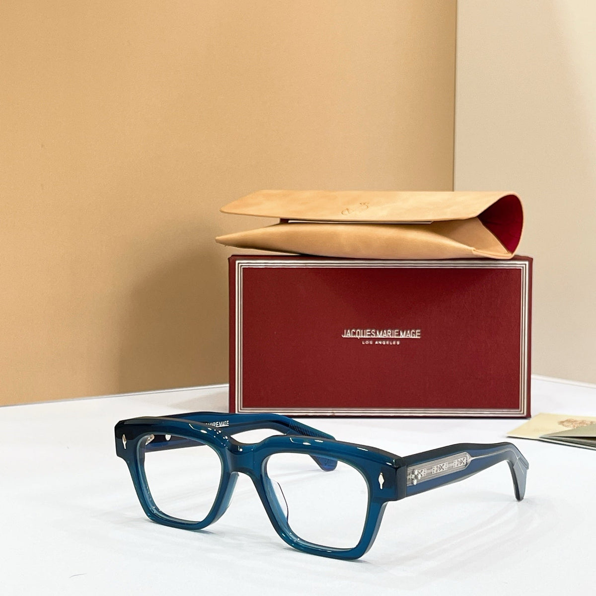 Jacques Marie Mage Fellin II Eyeglass Frames product image 13, provided for visual reference and product detail review