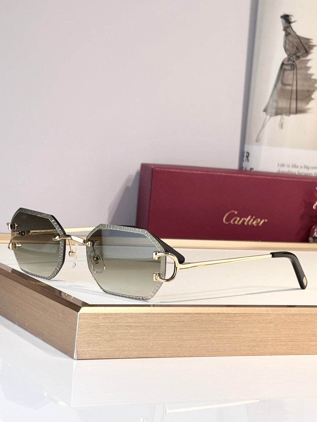Cartier CT0092O Sunglasses product image 6, provided for visual reference and product detail review