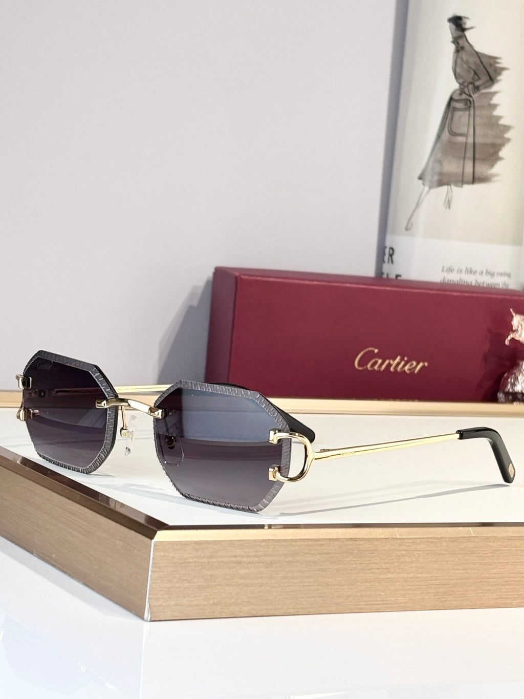 Cartier CT0092O Sunglasses product image 9, provided for visual reference and product detail review