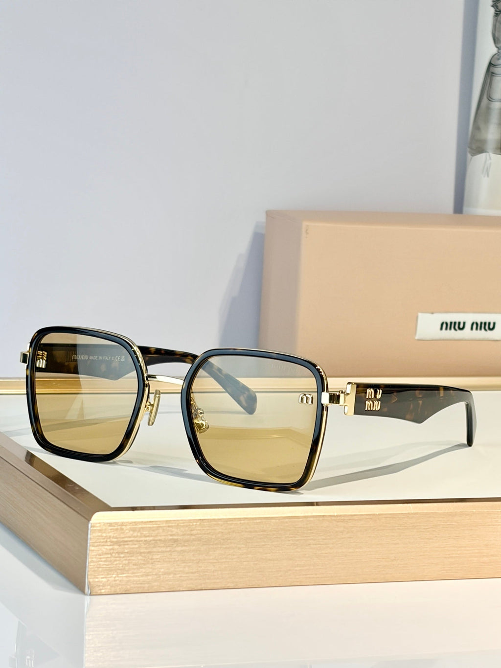 Miu Miu MU B19 Sunglasses product image 4, provided for visual reference and product detail review