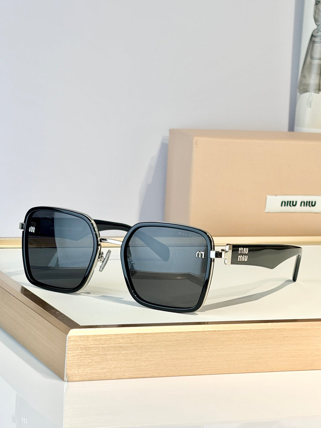 Miu Miu MU B19 Sunglasses product image 5, provided for visual reference and product detail review
