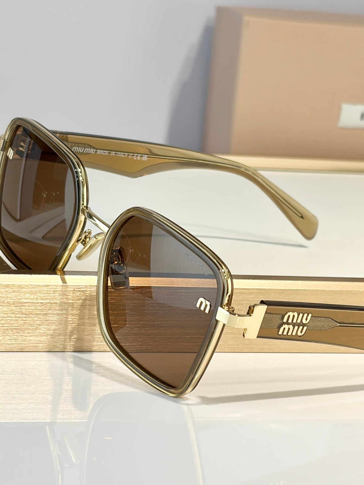 Miu Miu MU B19 Sunglasses product image 12, provided for visual reference and product detail review