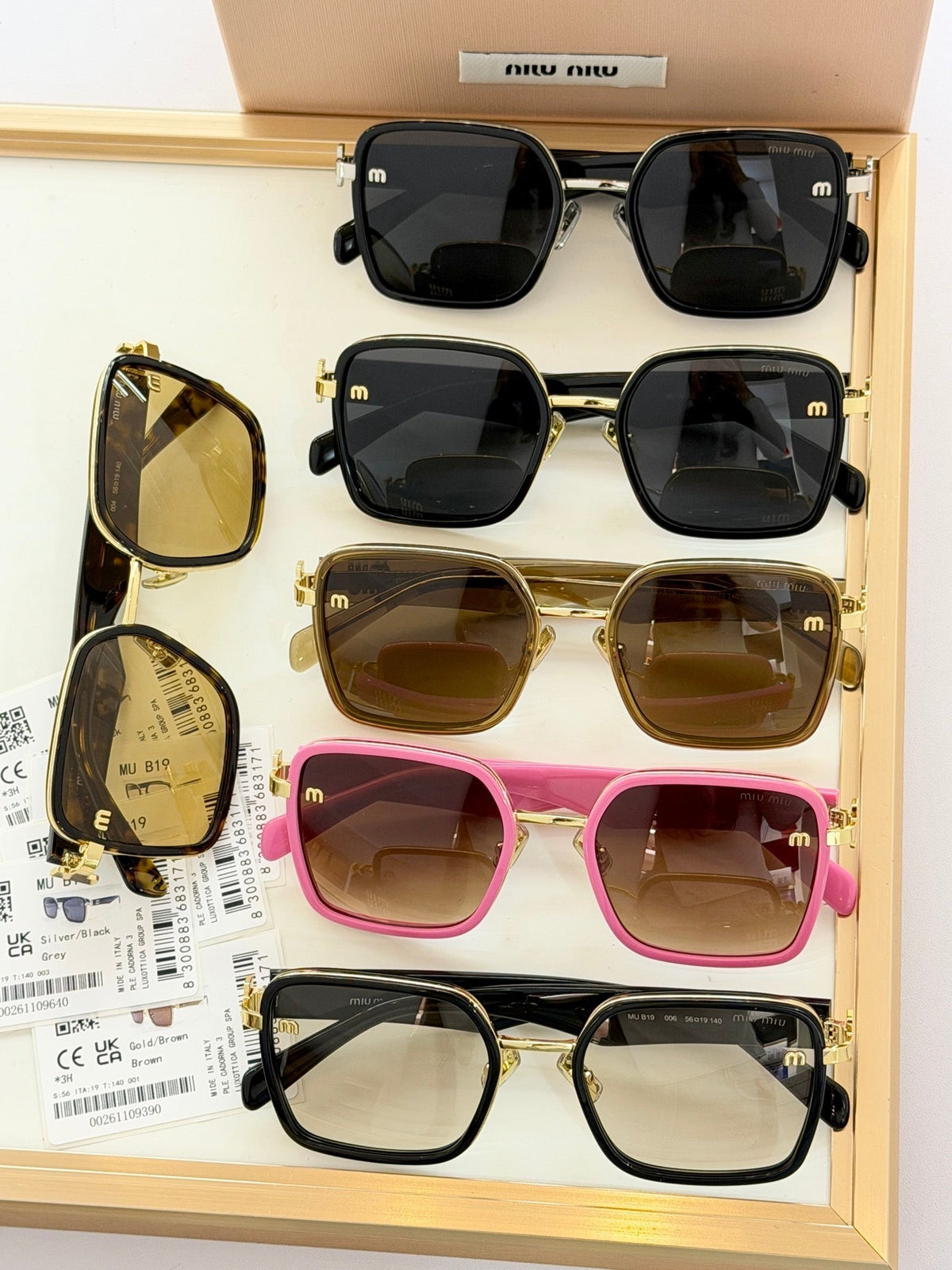 Miu Miu MU B19 Sunglasses product image 19, provided for visual reference and product detail review