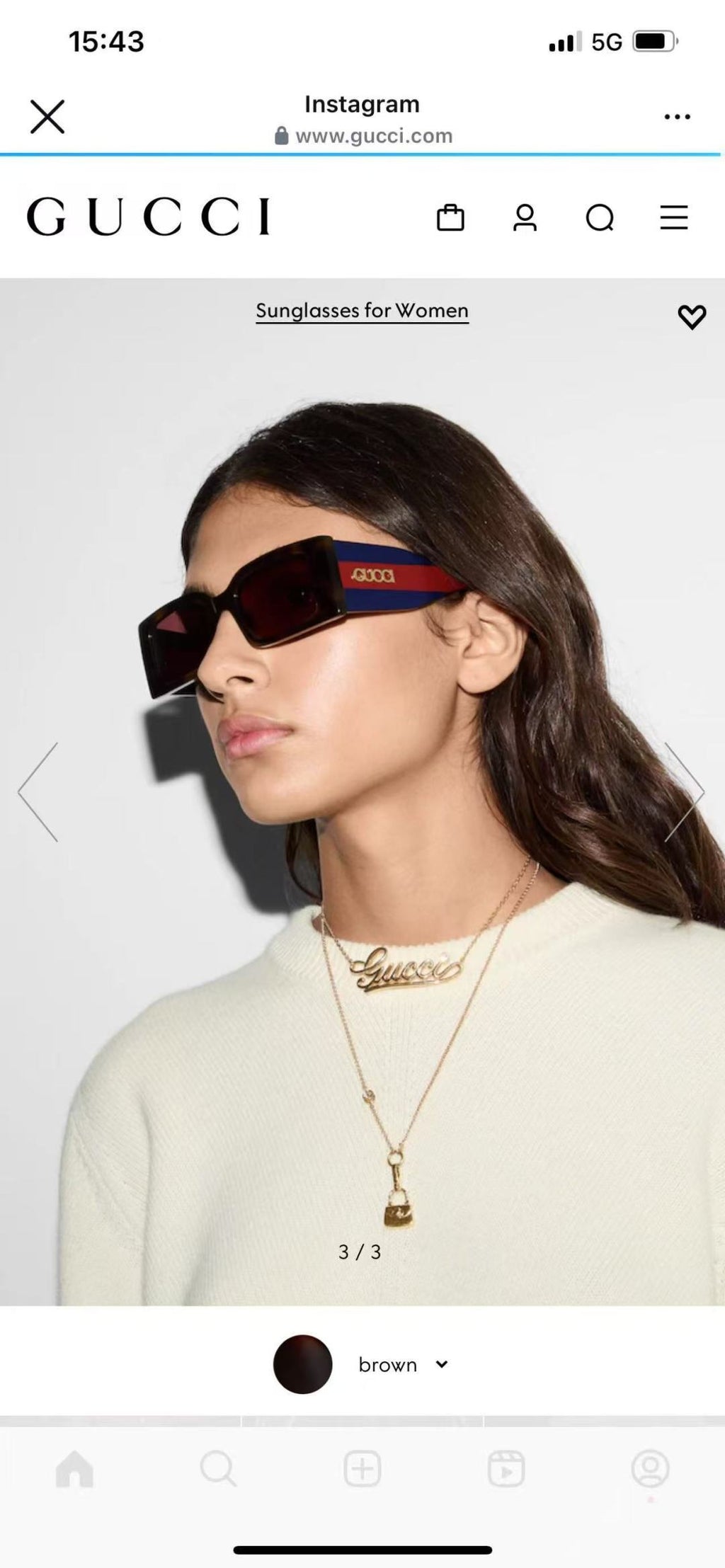 Gucci GG1860S Sunglasses product image 12, provided for visual reference and product detail review