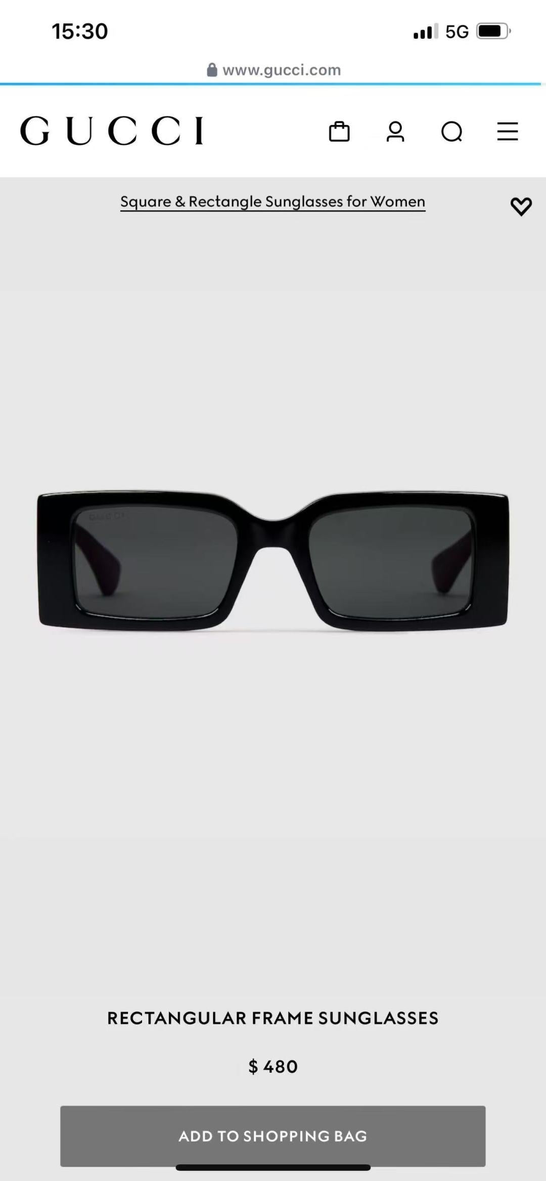 Gucci GG1860S Sunglasses product image 10, provided for visual reference and product detail review
