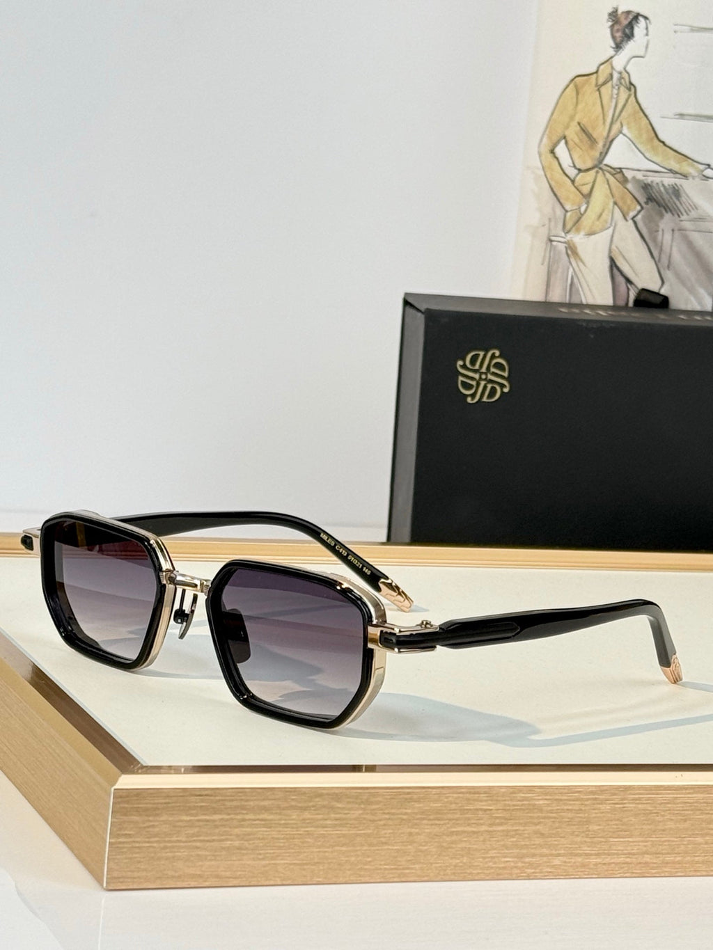 John Daila Miles Sunglasses product image 3, provided for visual reference and product detail review