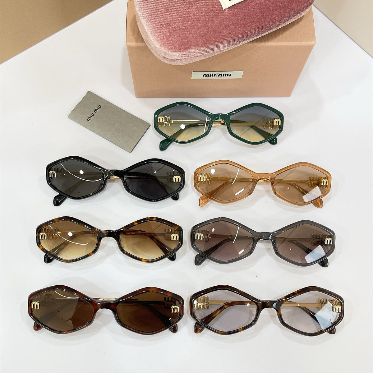 Miu Miu MU 156AV Sunglasses product image 11, provided for visual reference and product detail review