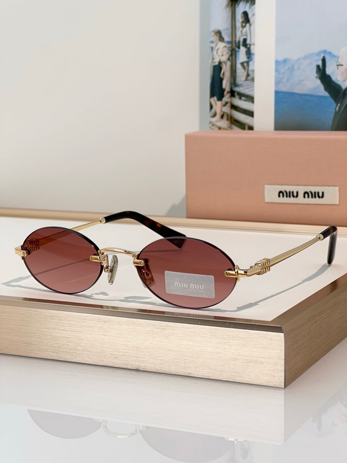 Miu Miu SMUA54S Sunglasses product image 4, provided for visual reference and product detail review