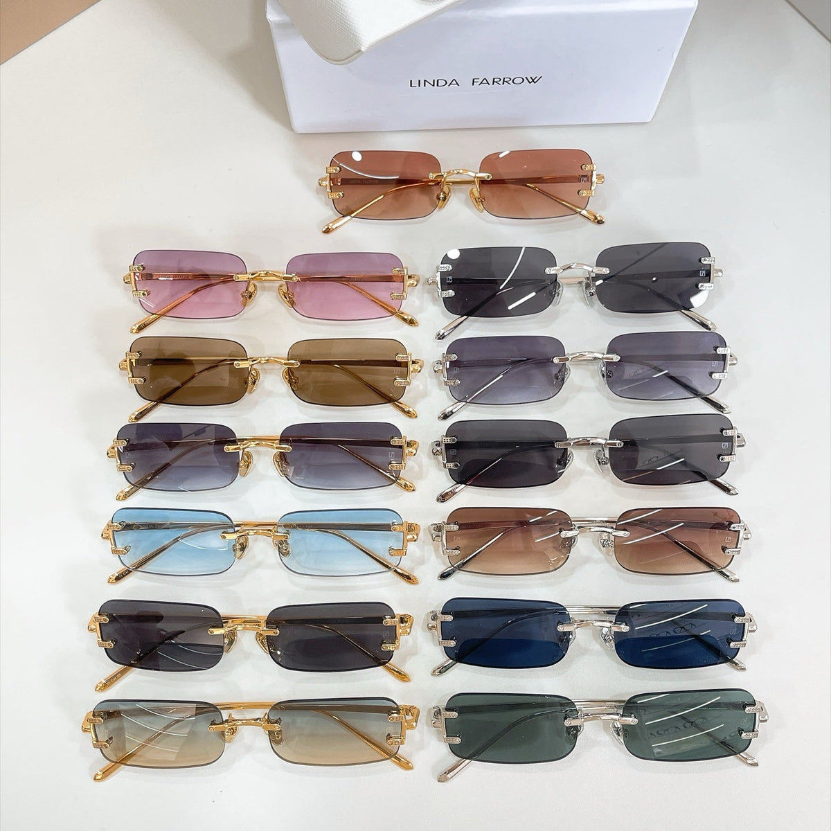 Linda Farrow LFL/1131 Sunglasses product image 19, provided for visual reference and product detail review