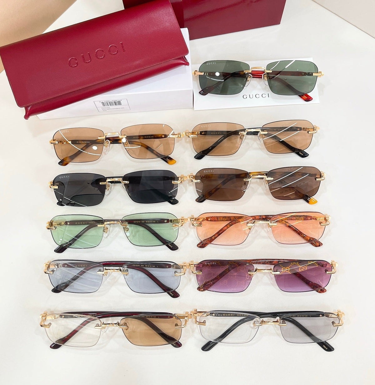 Gucci GG1221S Sunglasses - 55-16-140 product image 14, provided for visual reference and product detail review