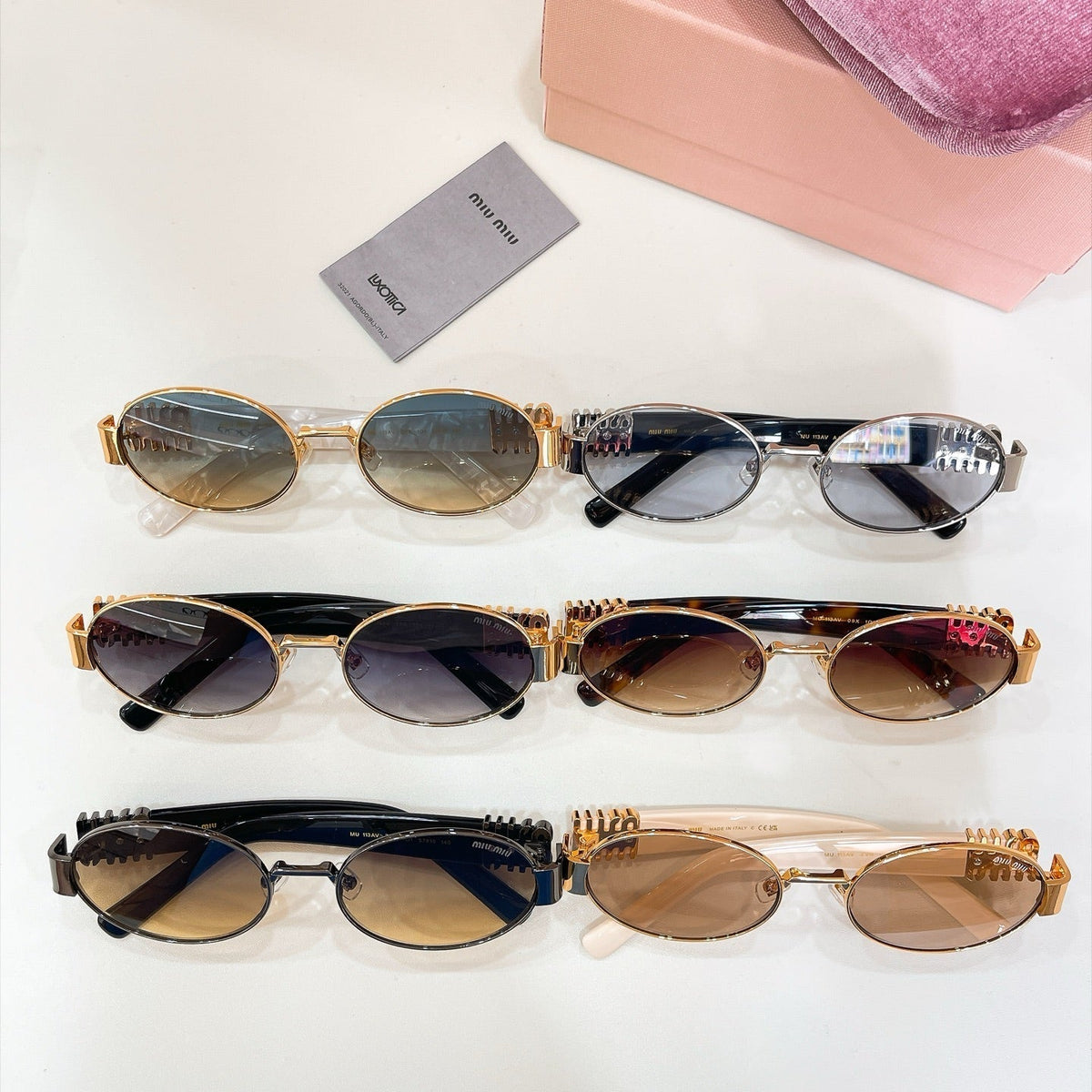 Miu Miu MU 113AV Sunglasses product image 8, provided for visual reference and product detail review